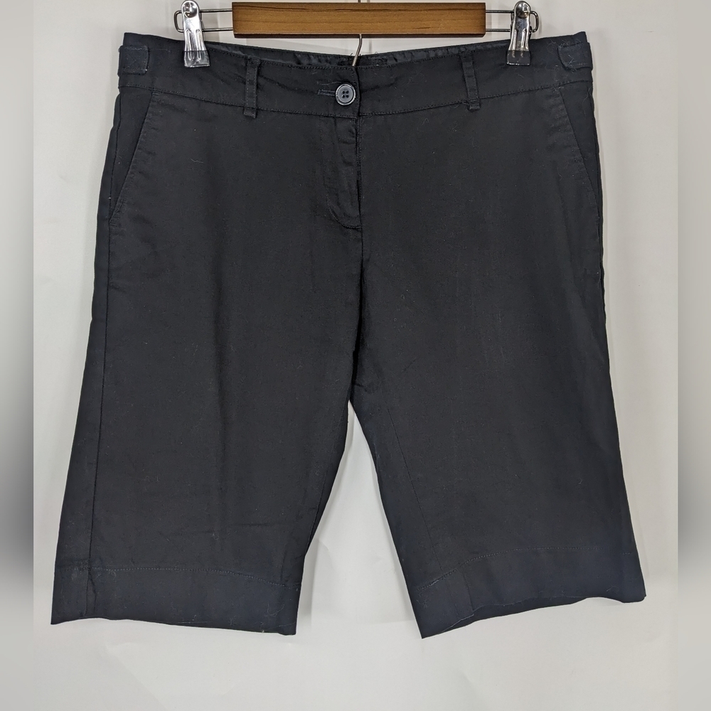 THE LIMITED Cassidy Fit Flat Front Bermuda Shorts
